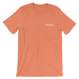 hustle. - Embroidery t-shirt