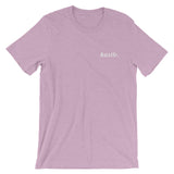 hustle. - Embroidery t-shirt