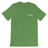 hustle. - Embroidery t-shirt