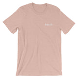 hustle. - Embroidery t-shirt